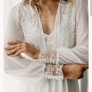 Lina Pearl Bridal Robe